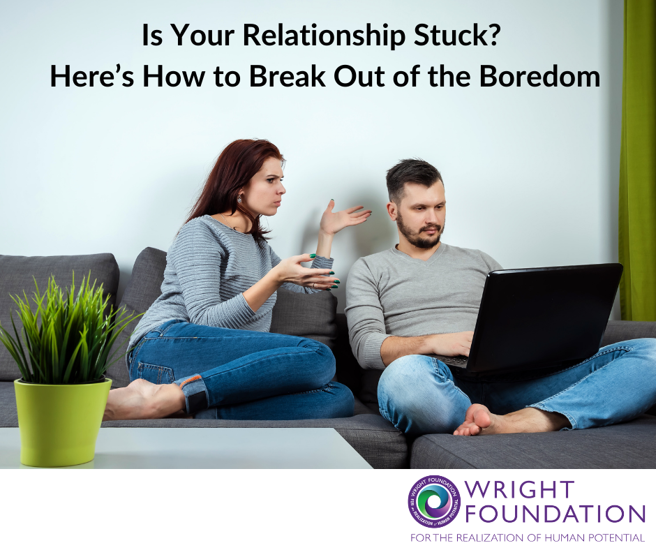 Is your relationship stuck? This couple is stuck in boredom, not intimacy.