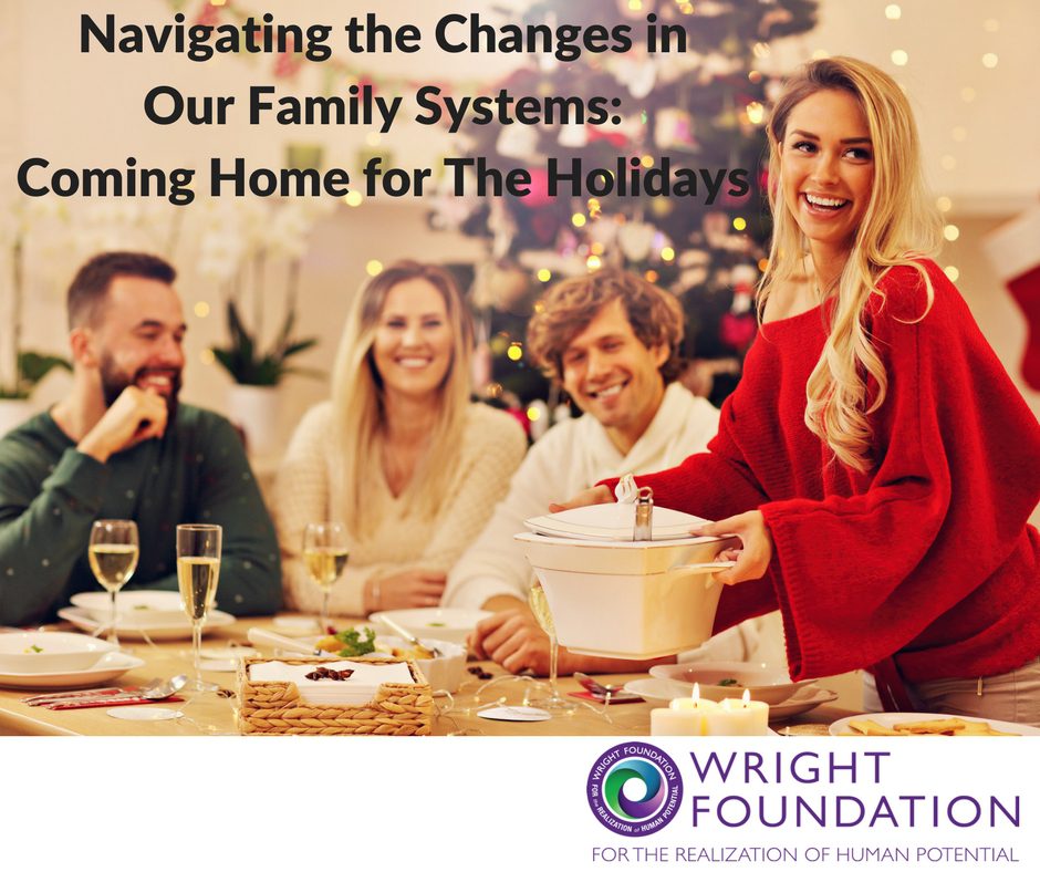 Our family relationships are the first we establish. When you come home for the holidays, navigate the changes in your family systems with ease; here's how.