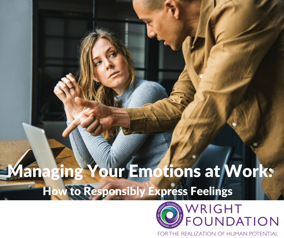 Feelings and emotions are a regular part of life but managing your emotions at work can be a challenge. 
