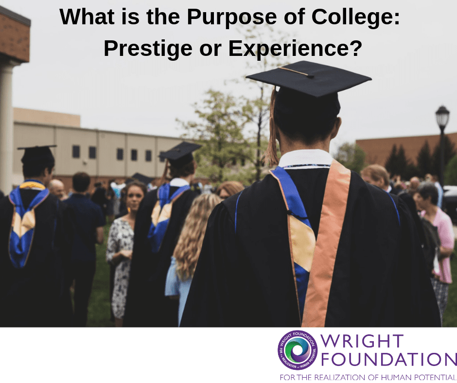 With the recent college admission scandals, many people are wondering what is the purpose of college? Is it about getting prestige or experience? 