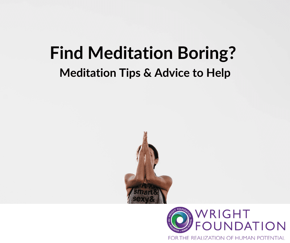 If you find meditation boring, try these tips and tricks to help.